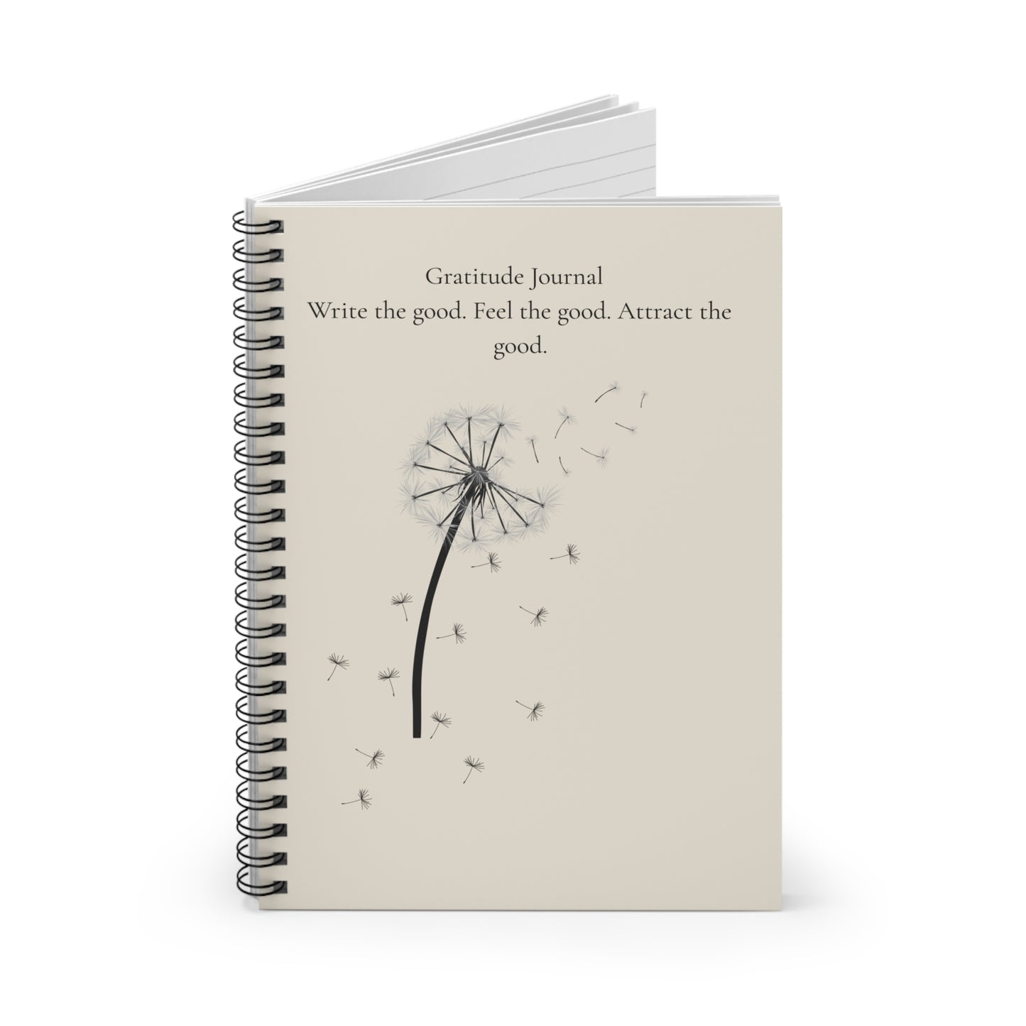 Positive mindset and healing notebook pastel
