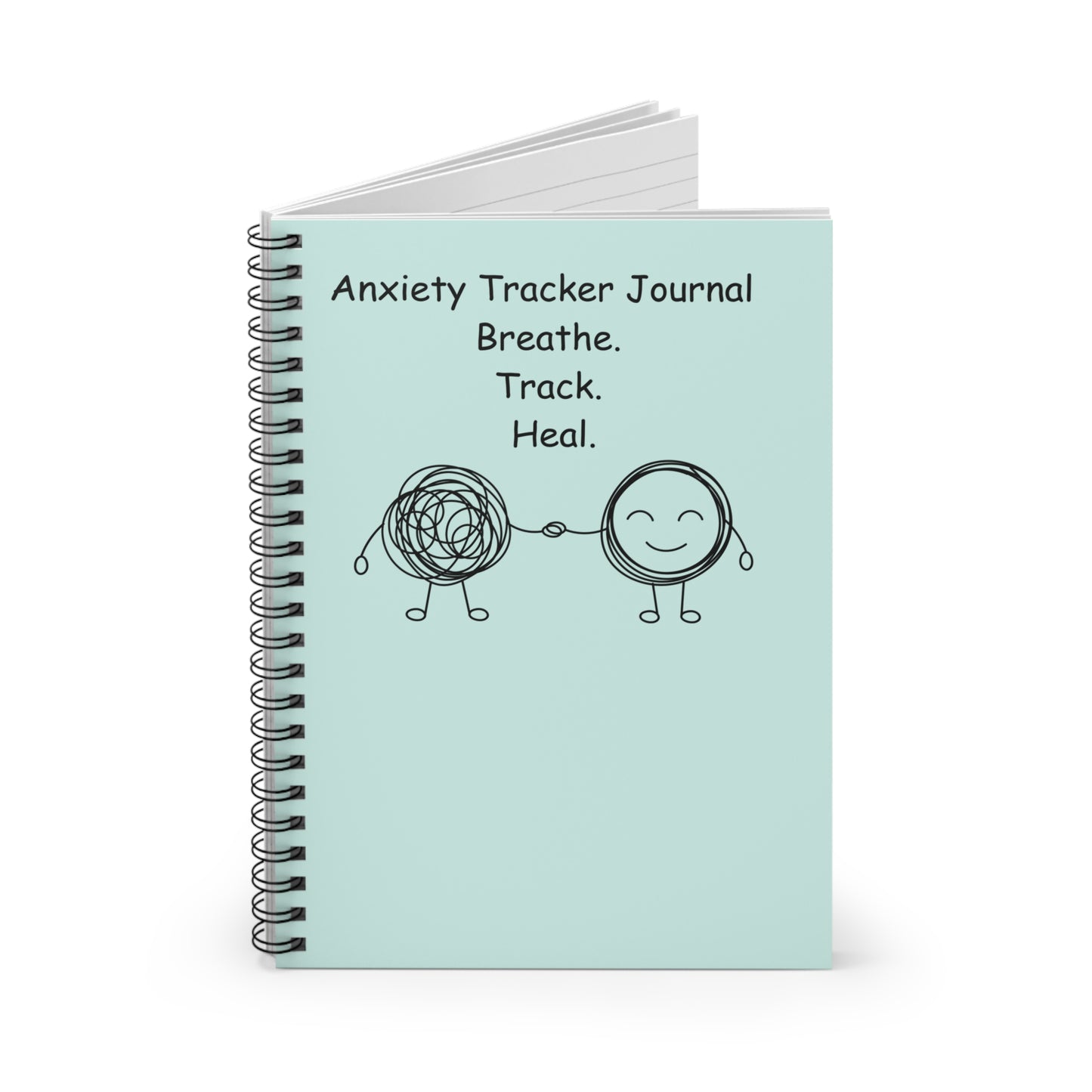 Mental health and stress relief notebook