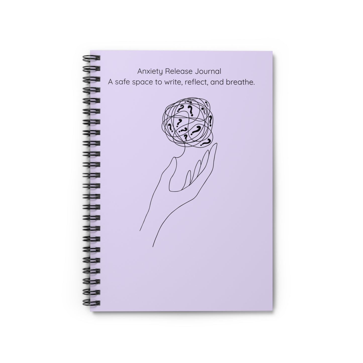 Lavender anxiety release journal
