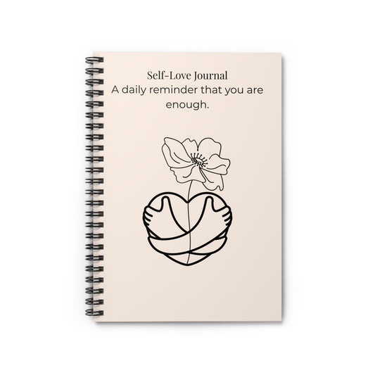 Cream self-love journal