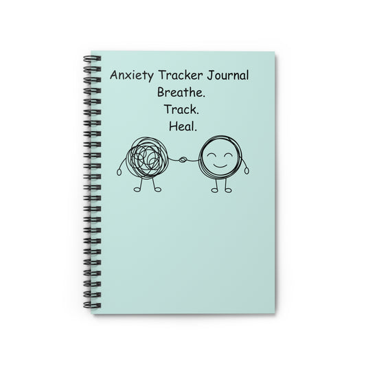 Mint green anxiety journal
