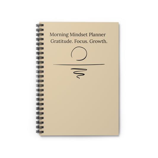 Beige morning planner