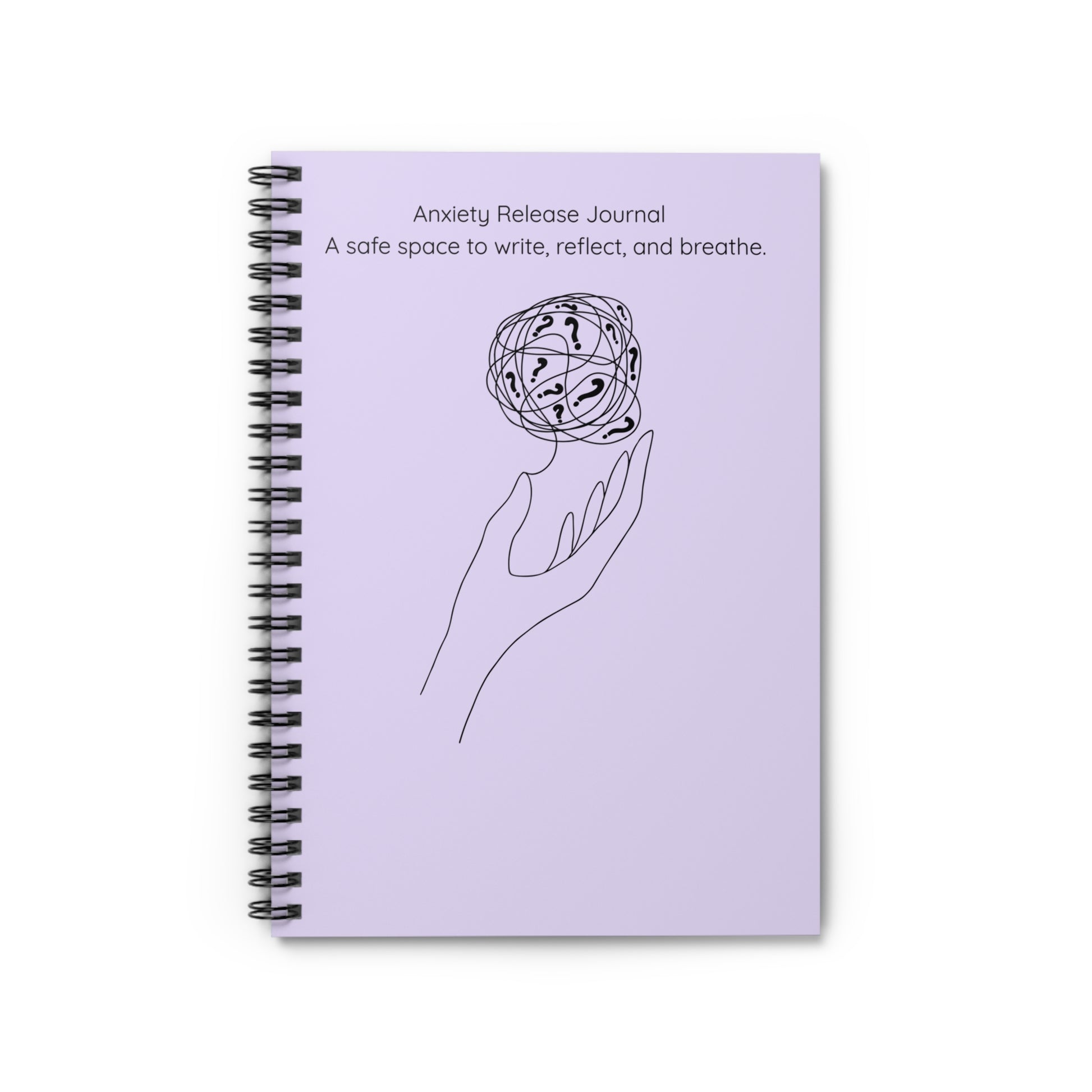 Lavender anxiety release journal
