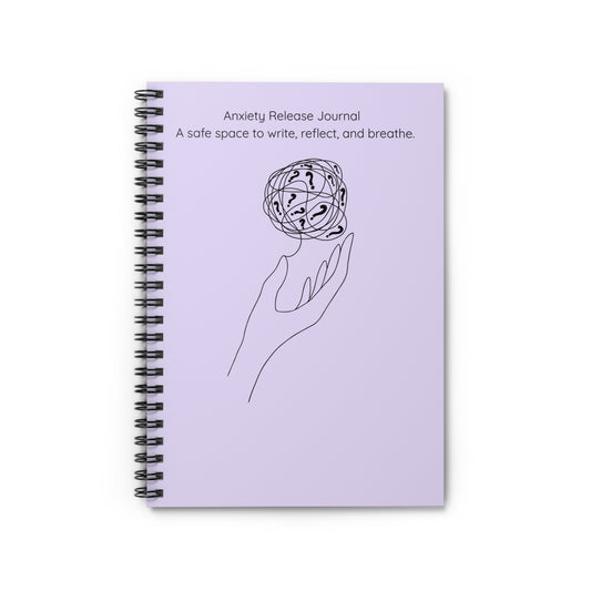 Lavender anxiety release journal