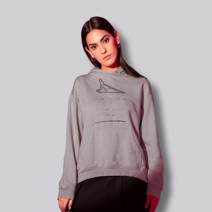 Ascend Over Obstacles: Women's Heavy Blend Hoodie