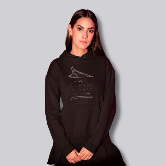 Ascend Over Obstacles: Women's Heavy Blend Hoodie